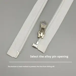 Directo de Fábrica No. 5 Cierres de Nylon Autoblocantes con Dientes de Hierro, Colores y Tamaños Personalizables, Cierres para Ropa y Abrigos - Product Image 4