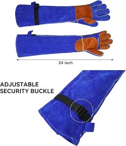 Guantes de Seguridad de Cuero FASHION CIRCLE INDUSTRY, Transpirables, con Puño de Punto de Diamante, Resistentes al Calor para Soldadura Eléctrica, Antideslizantes - Product Image 5