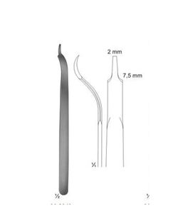 Palanca para Deshuesar Buck Gramcko 7.5mmx150mm Manual de Acero Inoxidable Premium - Product Image 1