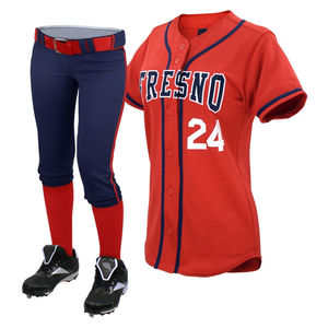 Uniforme de Béisbol y Sóftbol Personalizado con Impresión Digital Sublimada, Antibacterial, 100% Poliéster, para Lanzamiento Lento y Rápido - Product Image 1