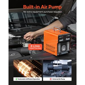 เครื่องตรวจจับรอยรั่วในระบบระบายไอเสียรถยนต์ DC 12V พร้อมเกจวัดแรงดันและมิเตอร์วัดการไหล - Product Image 6