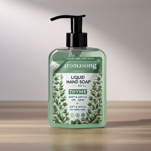 Savon liquide pour les mains en recharge de 24 oz, marque privée, parfum thym rafraîchissant, écologique, biologique, fabriqué aux États-Unis, blanchissant, anti-acné - Product Image 4