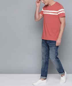 Camisetas casuales de color liso con logo personalizado para hombre, ropa a granel en stock, pacas de ropa variada, camiseta Ringer hecha en Pakistán - Product Image 3