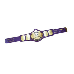 Ceinture de championnat de lutte mondiale personnalisée de couleur violette, qualité supérieure, détails dorés, design unique, ceintures de collection - Product Image 6