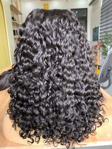 Peluca y mechones de cabello Remy con texturas rizadas euroasiáticas 100% cabello humano vietnamita sin procesar oferta al por mayor - Product Image 3