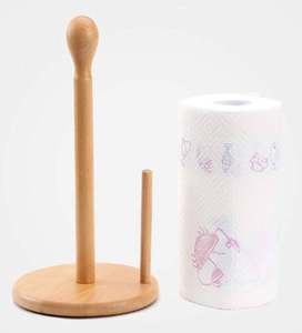 Support de rouleau de papier toilette en bois, prix de gros, support de rouleau de papier essuie-tout pour la cuisine - Product Image 6