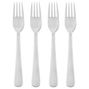 Fourchettes en acier inoxydable, lot de 6, compatibles lave-vaisselle, fourchettes à dîner modernes pour la restauration - Product Image 3
