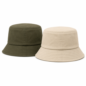 High Quality Custom Made Adjustable 100% Cotton Unisex Bucket Hat Gray <b>Sunscreen</b> for Cycling Casual Daily Home Use Four Seasons - Product Image 2