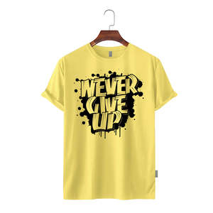 T-shirt en coton doux de qualité supérieure, coupe classique - T-shirt d'été à manches courtes coupe ajustée, imprimé, haute densité, fournisseur en gros Europe - Product Image 4