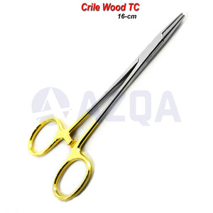 Stainless Steel Crile Wood TC Needle <b>Holder</b> Locking Hemostatic Forceps Dental Surgical Instrument CE Certified - Product Image 5