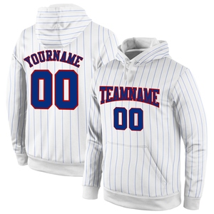 Wholesale Direct Industry New Design Custom Stitched Red Navy-<b>White</b> Polyester/Cotton Patchwork Loose Fit Men's Sweatshirt <b>Hoodie</b> - Product Image 2