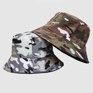INDEX Camouflage Bucket Hat Unisex Outdoor Casual Spring Summer Polyester Canvas Style - Product Image 6