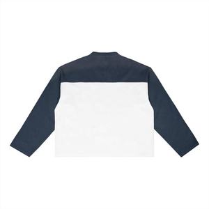 T-shirt long surdimensionné pour homme de haute qualité, écologique, 100% coton, avec logo personnalisé, manches longues - Product Image 2