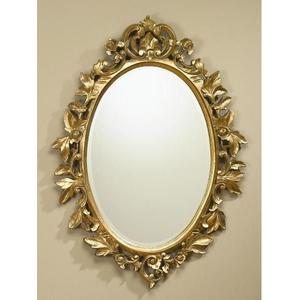 Miroir mural pour la décoration intérieure, design feuille, miroir décoratif classique et moderne, plusieurs finitions disponibles. - Product Image 5