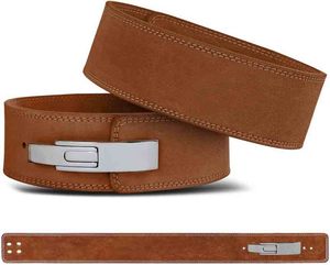 Ceinture de musculation en cuir Fawn International avec logo personnalisé, épaisseur 5 mm, boucle antidérapante robuste, protection complète pour - Product Image 2