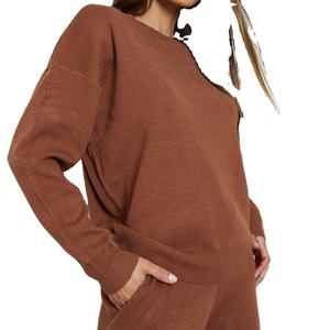 ชุดวอร์มผู้หญิงผ้าฟลีซแขนยาวชุดวอร์มผ้าฝ้าย2ชิ้นพิมพ์ลายซับลิเมชันสำหรับ2026ผู้หญิงแฟชั่นใหม่ - Product Image 5