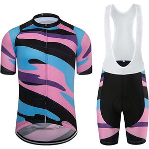 Maillots de Ciclismo Transpirables de Nuevo Diseño, de Secado Rápido, Manga Corta, con Tirantes, para Equipos, Venta al por Mayor, Maillot de Ciclismo para Hombre, Precio Económico, Uniformes de Ciclismo - Product Image 1