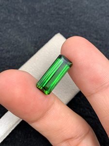 Turmalina verde natural, piedra preciosa suelta, cristal facetado para la fabricación de joyas, anillo, colgante, collar, cristal - Product Image 3