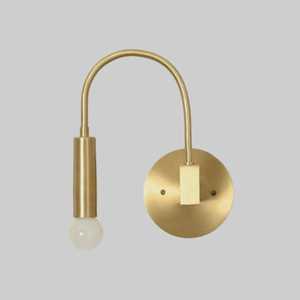 Applique murale en laiton, luminaire géométrique minimaliste, décoration intérieure moderne, lampe de salon - Product Image 4