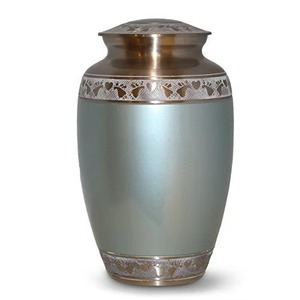 High Quality Wholesale Aluminum Urns with Shiny Polish for Human Ashes Funeral and Cremation Keepsake Urns by Indian Manufacture - Product Image 1