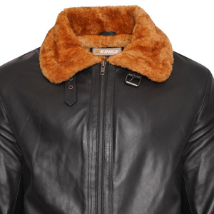 Veste de moto en cuir véritable coupe-vent pour homme, taille personnalisée, style streetwear, nouvelle collection, vente chaude, haute qualité - Product Image 3