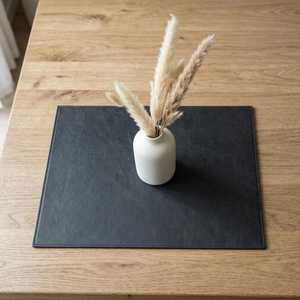 Bolsas y Estuches: Mantel Individual de Cuero Genuino Resistente al Calor e Impermeable para Mesa de Comedor de Restaurante, Personalizado NPM-0004E - Product Image 3