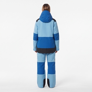 Traje de esquí de invierno para mujer, impermeable, resistente al viento, cálido y grueso, con cremallera única, ropa de esquí para exteriores - Product Image 2