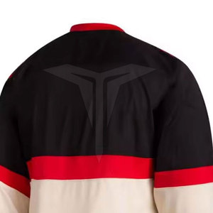 Venta al por Mayor de Camisetas de Hockey sobre Hielo de Poliéster Transpirable de Tallas Grandes, Servicios OEM de Marca Privada de Alta Calidad Disponibles, Venta en Línea - Product Image 4