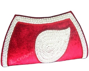 Ndian-Bolso de mano elegante para mujer, bolsa de mano de lujo bordada PARA CENA y Noche - Product Image 1