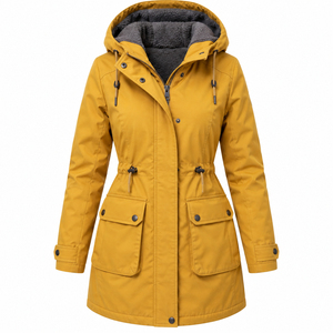 Waterproof Autumn <b>Parka</b> <b>Coat</b> for <b>Women</b> with Detachable Hood Casual Quick Dry Breathable Fashion Design <b>Women</b> <b>Parkas</b> Jackets - Product Image 5