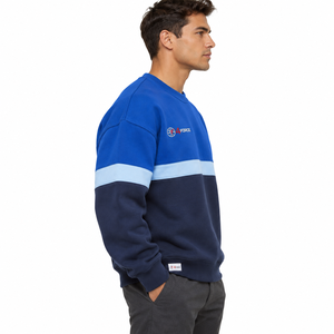 Sweat-shirt pour homme de qualité supérieure, coupe ample, col rond, en molleton, tissu doux et chaud, coupe ample, construction confortable, mode décontractée, OEM - Product Image 4