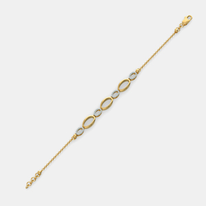 Pulsera de Diamantes de Oro Sólido de 18K para Mujer, Corte Ovalado, Cadena Geométrica, Estilo Clásico, Uso Diario - Product Image 3