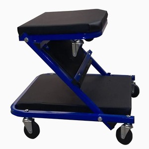 Siège d'atelier pliant OEM ODM avec roulettes, tabouret de garage pivotant à 4 roulettes, garantie 12 mois, pour atelier de réparation automobile GAPGAR033 - Product Image 5