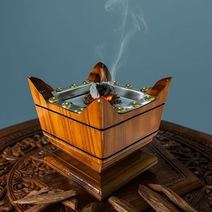 Quemador de Incienso de Sándalo Hecho a Mano Ecológico con Patrón de Flor de Lis, Soporte Aromático para Uso en Todas las Estaciones - Product Image 2