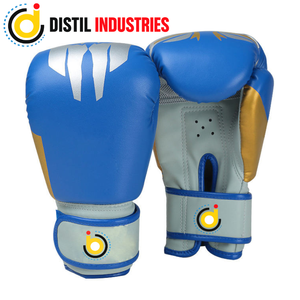 Guantes de Boxeo DISTIL INDUSTRIES, Material PU, Cierre de Velcro, Correa de Muñeca Ajustable, Guantes de Entrenamiento Unisex para Artes Marciales - Product Image 2