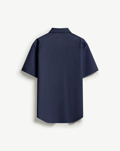 Camisa Casual de Manga Corta para Hombre, Transpirable, Estampada, con Cuello Abotonado, Ajustada, 100% Algodón Tejido, Estilo Vietnamita para Otoño - Product Image 2