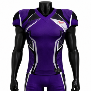 Camiseta de Fútbol Americano, Ropa Deportiva Profesional, Camiseta Personalizada de Alto Rendimiento, Diseñada para Brindar Comodidad, Flexibilidad y Durabilidad - Product Image 1