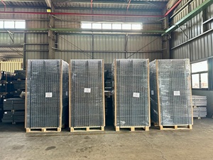 Vietnam High Quality Galvanized Wire Mesh Decking Standard Upright Beam Adjustable Stacking Racks <b>Shelves</b> for Teardrop Pallet - Product Image 5