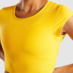 Camiseta sin Mangas para Mujer al por Mayor, Nuevo Diseño, Ropa Deportiva, Algodón de la Mejor Calidad, Fibra de Bambú, Transpirable, Tejido Regular, Precio - Product Image 5