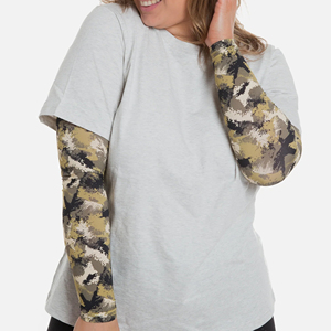 Manchons de sport en gros avec coussinet hexagonal, protection respirante anti-coupure pour le basketball, le cyclisme, le football et la randonnée - Product Image 1