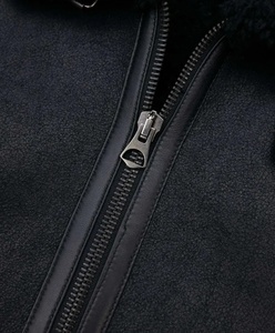 Veste d'aviateur en peau de mouton pour homme, veste d'aviateur en cuir de mouton et personnalisée grande taille - Product Image 6