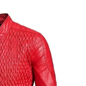 Leather <b>Jacket</b> Premium Hooded Leather Outerwear Soft Comfortable Fashion OEM Factory Wholesale Production - Product Image 6