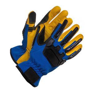 Gants de sécurité mécaniciens personnalisés avec logo, anti-vibration, résistants à la chaleur, avec poignet élastique, synthétiques et durables - Product Image 1
