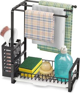 Premium Quality Iron Kitchen <b>Sink</b> Organizer With Rustproof Finish For Long Lasting Kitchen Storage Solution - Product Image 1