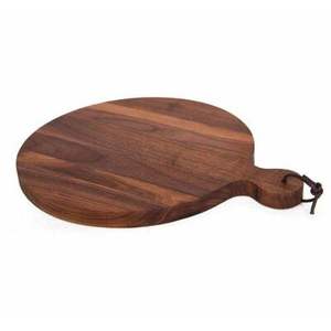 Planche à découper en bois d'acacia de qualité supérieure, utilisable pour accrocher les accessoires de cuisine, facile à nettoyer, pelle à pizza multifonctionnelle pour la cuisine - Product Image 5