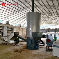 Kompor Udara Panas Bertekanan Rendah Hengnuo Seri LRF Berbahan Bakar Biomassa Kayu dan Batubara untuk Pengeringan