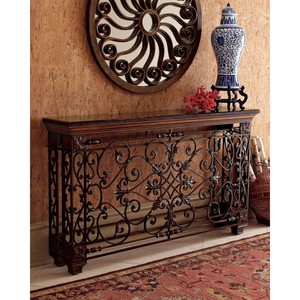 Handcrafted Jodhpur Mango Wood <b>Side</b> <b>Table</b> with Iron Base | Wholesale - Product Image 3