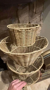 Natural Color Wove Rattan Christmas Tree Wicker Rattan Decoration for Gifts for Rattan Decor Kids - Product Image 4