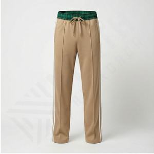 Fabricant de gros Pantalon de survêtement à double taille et à jambes larges Pantalon à rayures latérales Pantalon de survêtement pour hommes Pantalon de travail Pantalon d'hiver - Product Image 2