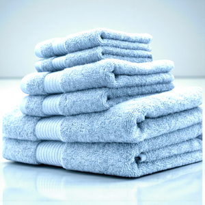 Serviettes de bain 100% coton peigné 600 GSM ultra douces, très absorbantes, couleur unie, tissées, ensemble de serviettes de luxe, séchage rapide, spa, Oeko-Tex - Product Image 1